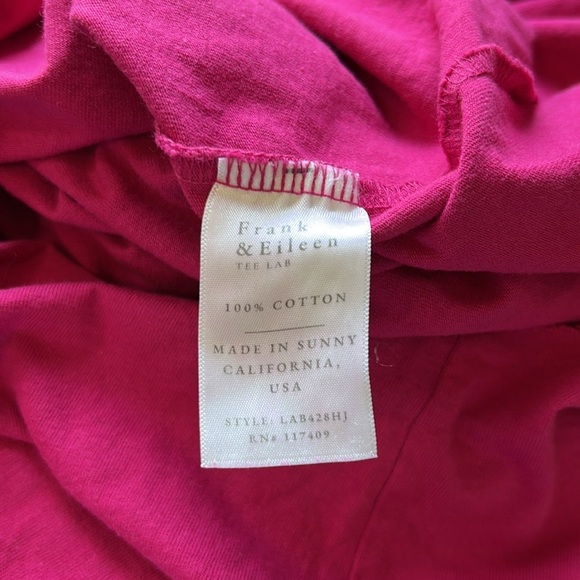 Frank and Eileen LAUREN Polo Dress HERITAGE JERSEY Peony Pink Coastal Sz M NEW - Picture 11 of 14